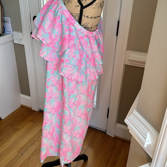 Vineyard Vines One Shoulder Dress - Picture 2 of 2